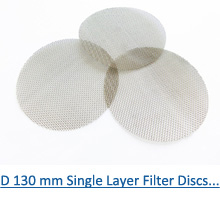 D 130 mm Single Layer Filter Discs PDF
