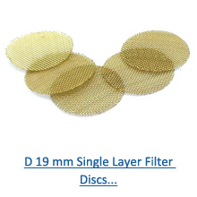 D 19 mm Single Layer Filter Discs PDF