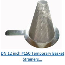 DN 12 inch #150 Temporary Basket Strainers PDF