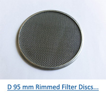D 95 mm Rimmed Filter Discs PDF