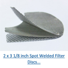 2 x 3 1/8 inch Spot Welded Filter Discs PDF