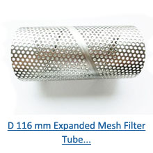 D 120 mm Perforated Metal Filter Tube PDF