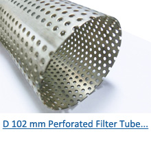 D 102 mm Perforated Filter Tube PDF
