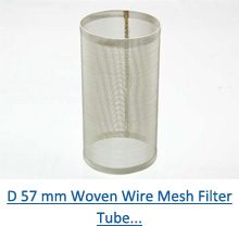 D 57 mm Woven Wire Mesh Filter Tube PDF