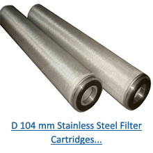 D 104 mm Stainless Steel Filter Cartridges PDF
